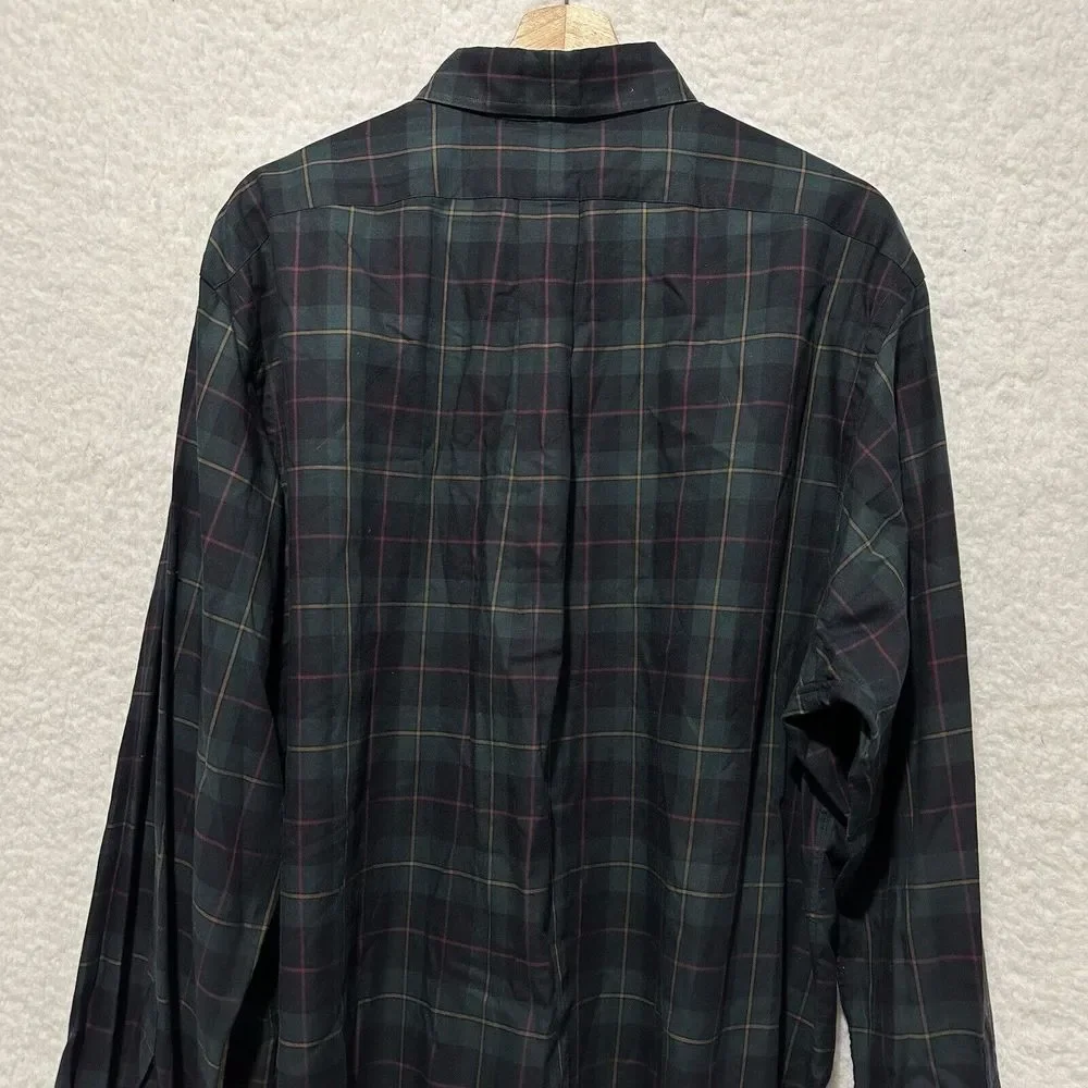 RALPH LAUREN‎ Men's Multicolor Plaid Classic Fit Button Up Size XL
